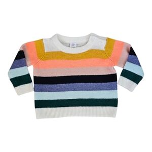 Baby Gap Striped Sweater Size 6-12 Mo Multicolor